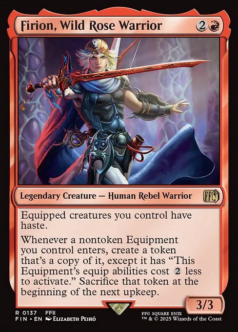 Firion, Wild Rose Warrior Magic: The Gathering card