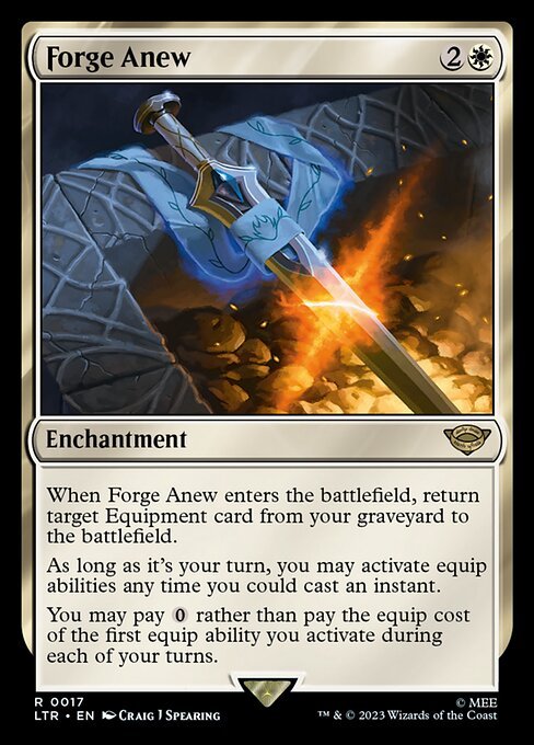 Forge Anew Magic: The Gathering card