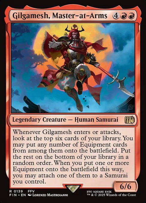 Gilgamesh, Master-at-Arms Magic: The Gathering card