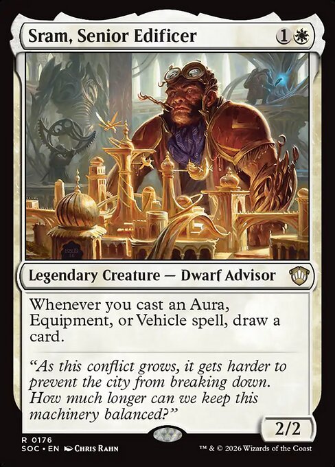 Sram, Senior Edificer Magic: The Gathering card