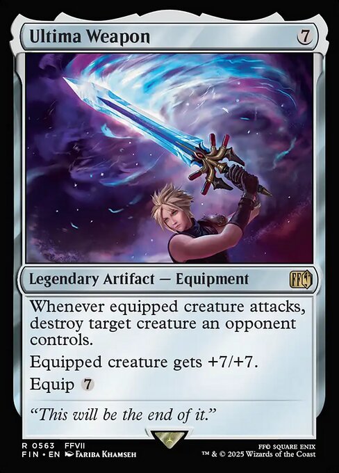 Ultima Weapon Magic: The Gathering card