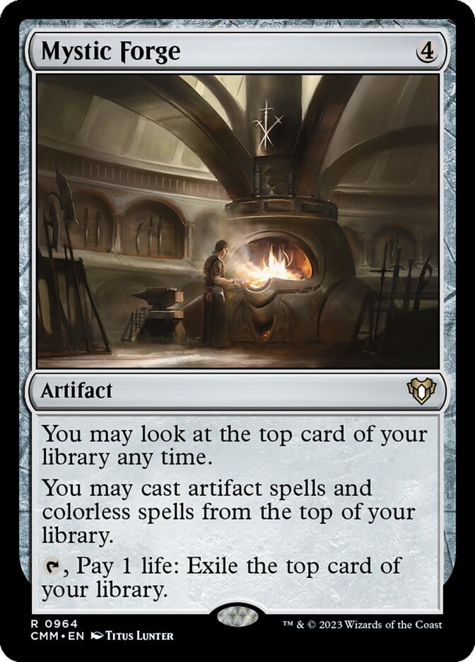 Mystic Forge Magic: The Gathering card, an upgrade for the Wakanda Forever Commander deck