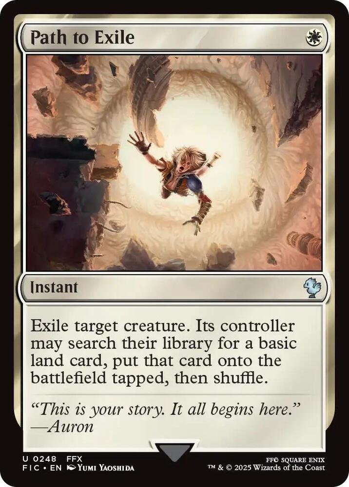 Path to Exile Magic: The Gathering card, Final Fantasy Commander version