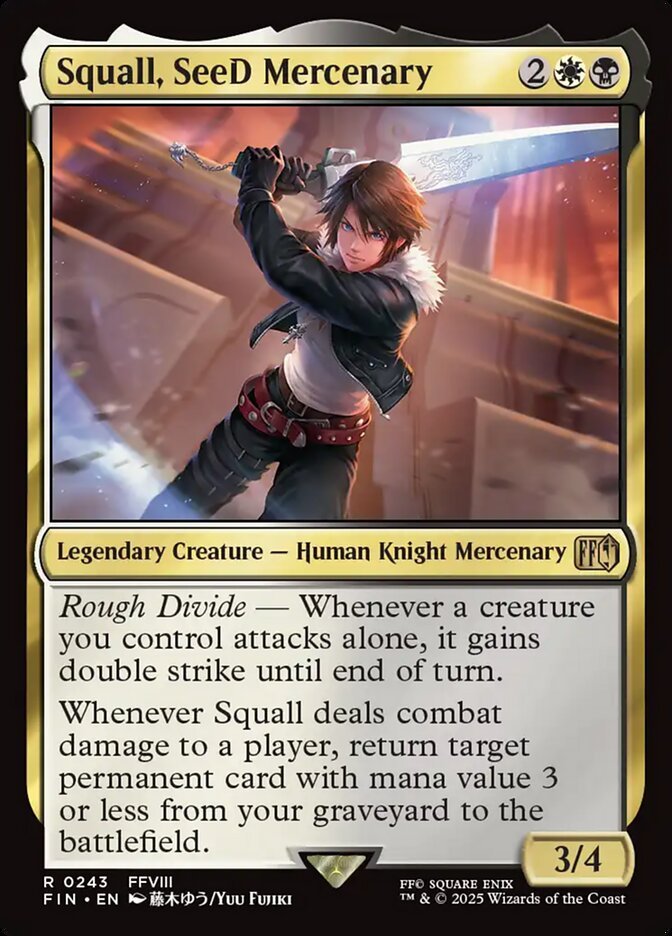 Squall, SeeD Mercenary Magic: The Gathering card