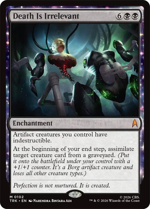 Death Is Irrelevant mythic card from MTG Star Trek