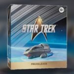 MTG Star Trek Prerelease Pack box with a Starfleet shuttle over a planet