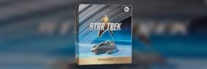 MTG Star Trek Prerelease Pack box with a Starfleet shuttle over a planet
