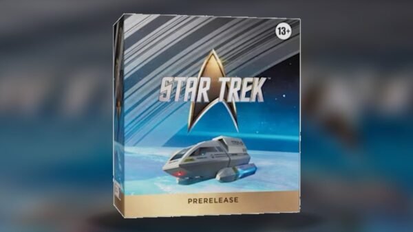 MTG Star Trek Prerelease Guide: Dates, Pack Contents and Sealed Tips MTG Star Trek Prerelease Pack box with a Starfleet shuttle over a planet