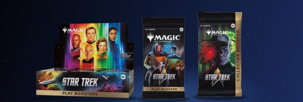 MTG Star Trek Play Booster box, Play Booster pack and Collector Booster pack