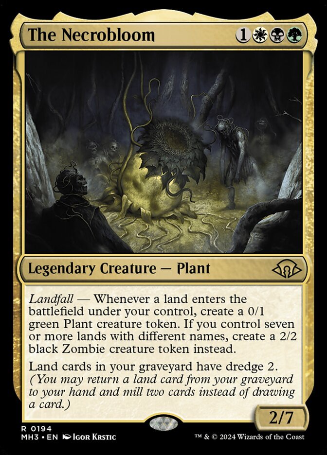 The Necrobloom, an Abzan commander in Magic: The Gathering
