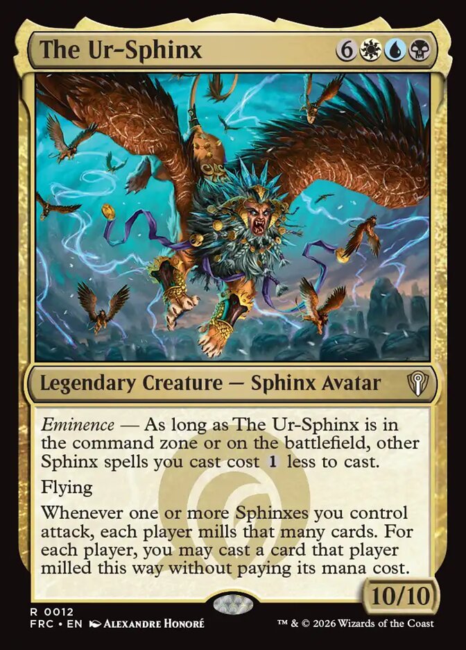 The Ur-Sphinx, an Esper commander in Magic: The Gathering
