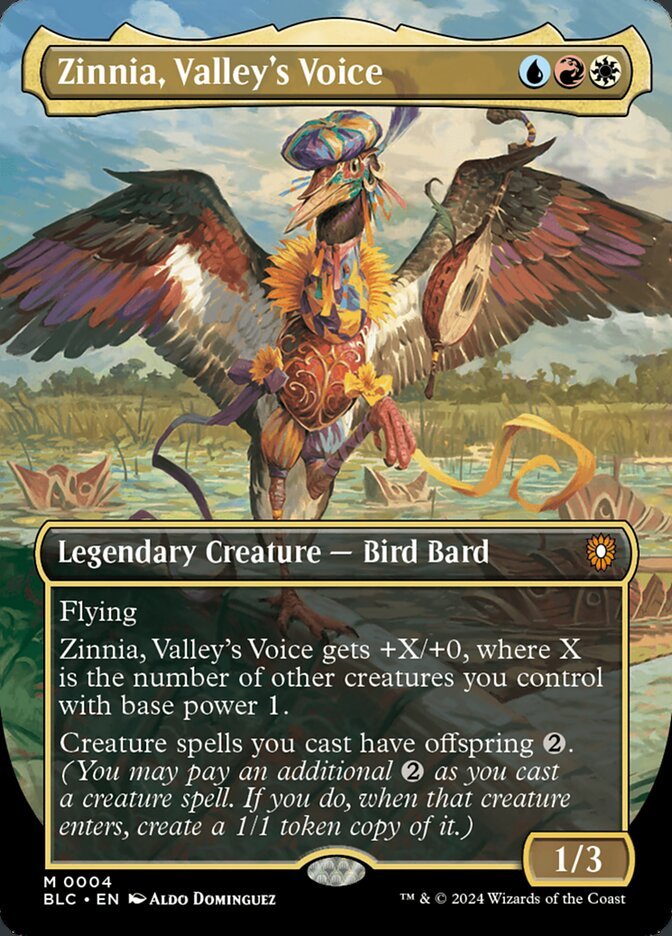Zinnia, Valley’s Voice, a Jeskai commander in Magic: The Gathering
