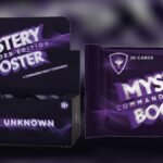 Mystery Booster Commander Edition booster box and a 20-card booster pack