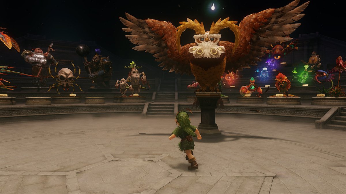 Hall of Fallen Foes in the Ocarina of Time Switch 2 remake