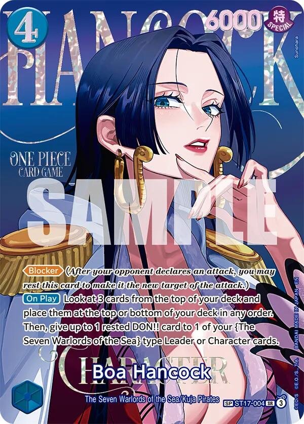 Boa Hancock ST17-004 SP card from One Piece EB-05 Heroines Edition Vol. 2