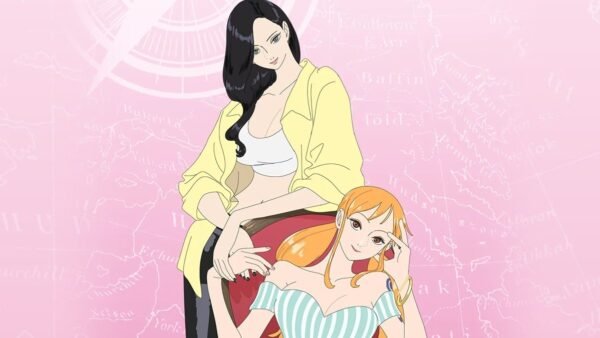 Nico Robin and Nami key art from the One Piece Card Game EB-05 Heroines Edition Vol. 2 packaging