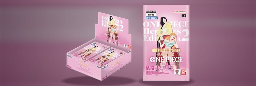 One Piece Card Game EB-05 Heroines Edition Vol. 2 booster box and English booster pack
