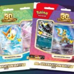 Pokemon TCG 30th Celebration Battle Deck boxes for Espeon ex and Umbreon ex