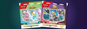Pokemon TCG 30th Celebration Battle Deck boxes for Espeon ex and Umbreon ex