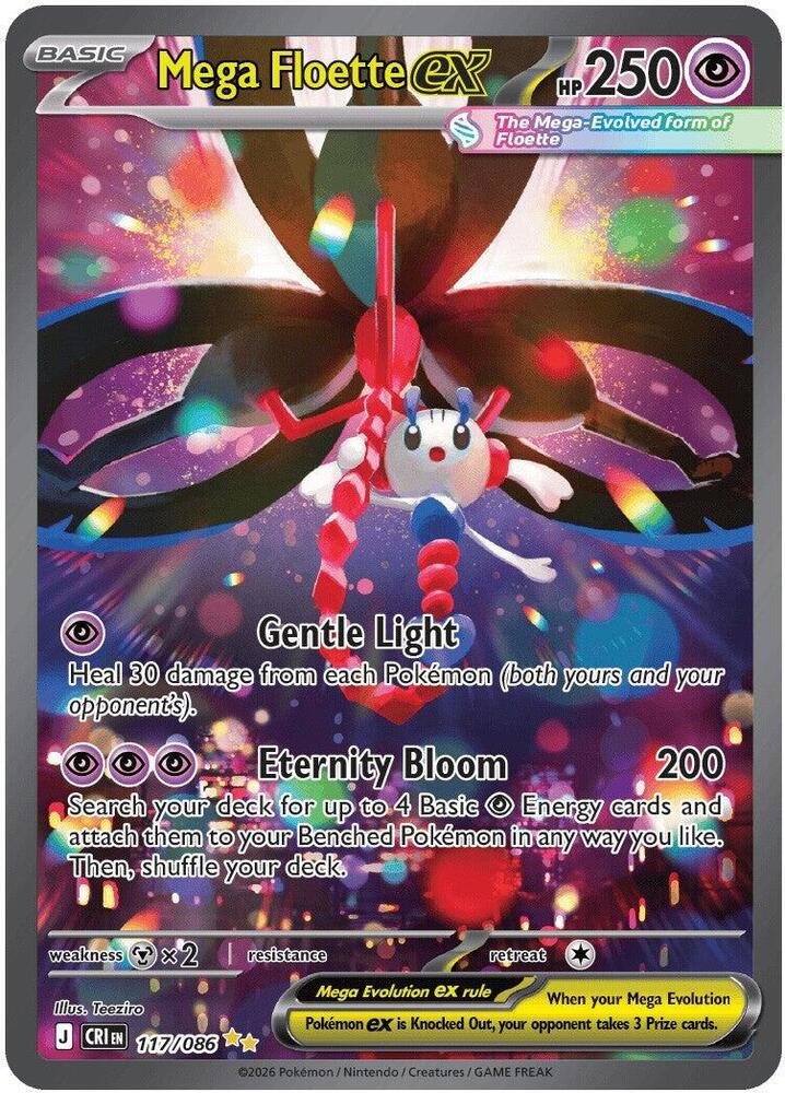 Mega Floette ex Special Illustration Rare, Pokémon TCG Chaos Rising