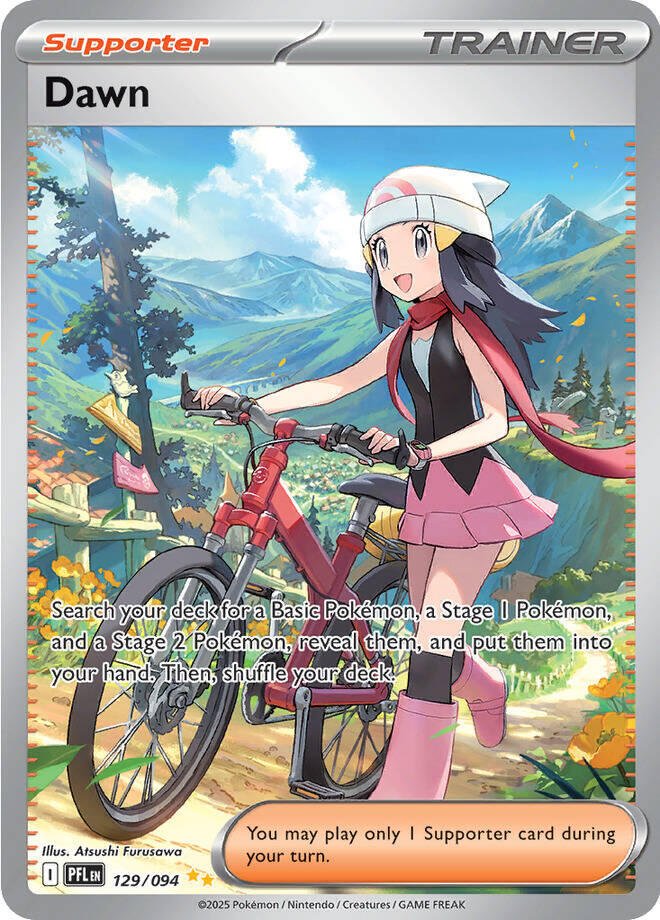 Dawn Special Illustration Rare Â· Phantasmal Flames 129/094 PokÃ©mon card