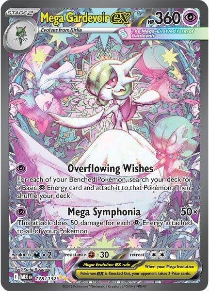 Mega Gardevoir ex Special Illustration Rare Â· Mega Evolution 178/132 PokÃ©mon card