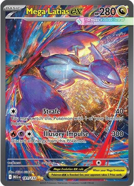 Mega Latias ex Special Illustration Rare Â· Mega Evolution 181/132 PokÃ©mon card