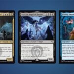 Ob Nixilis the Ascended, Niv-Mizzet Ghost Counsel, Avacyn Angel of Horror, Fblthp Impossibly Lost and Yargle Goliath of Otaria cards from Reality Fracture