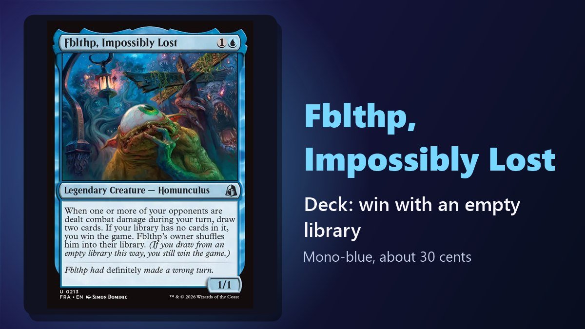 Fblthp, Impossibly Lost card from Reality Fracture