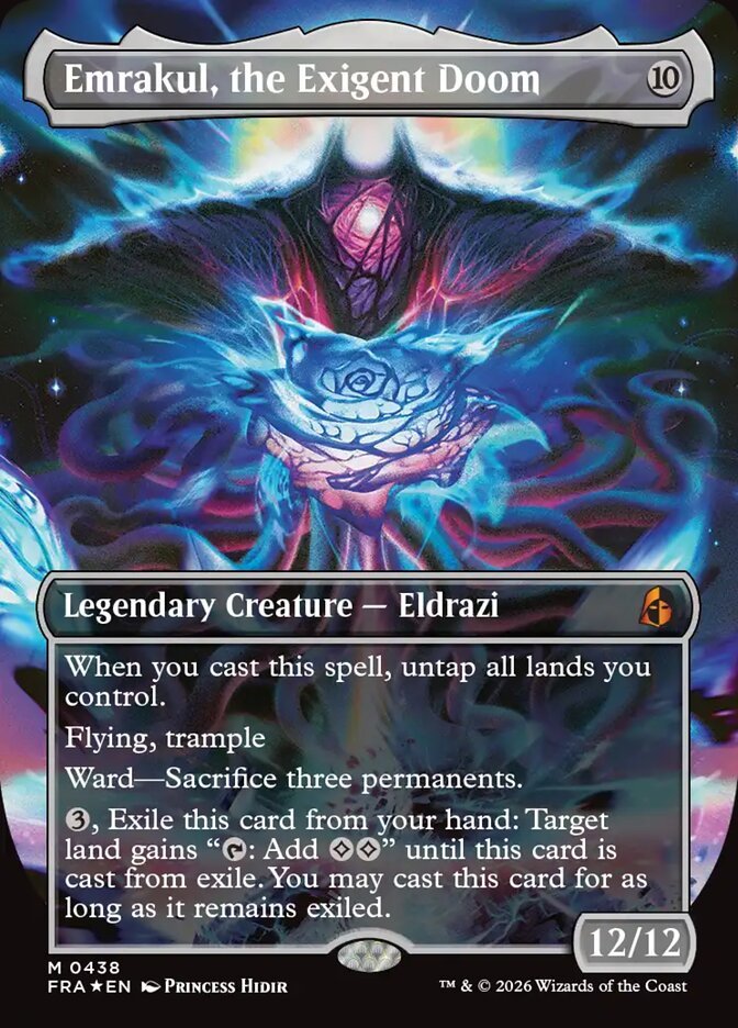 Emrakul, the Exigent Doom Magic: The Gathering card, Reality Fracture Secret Lair Bundle version