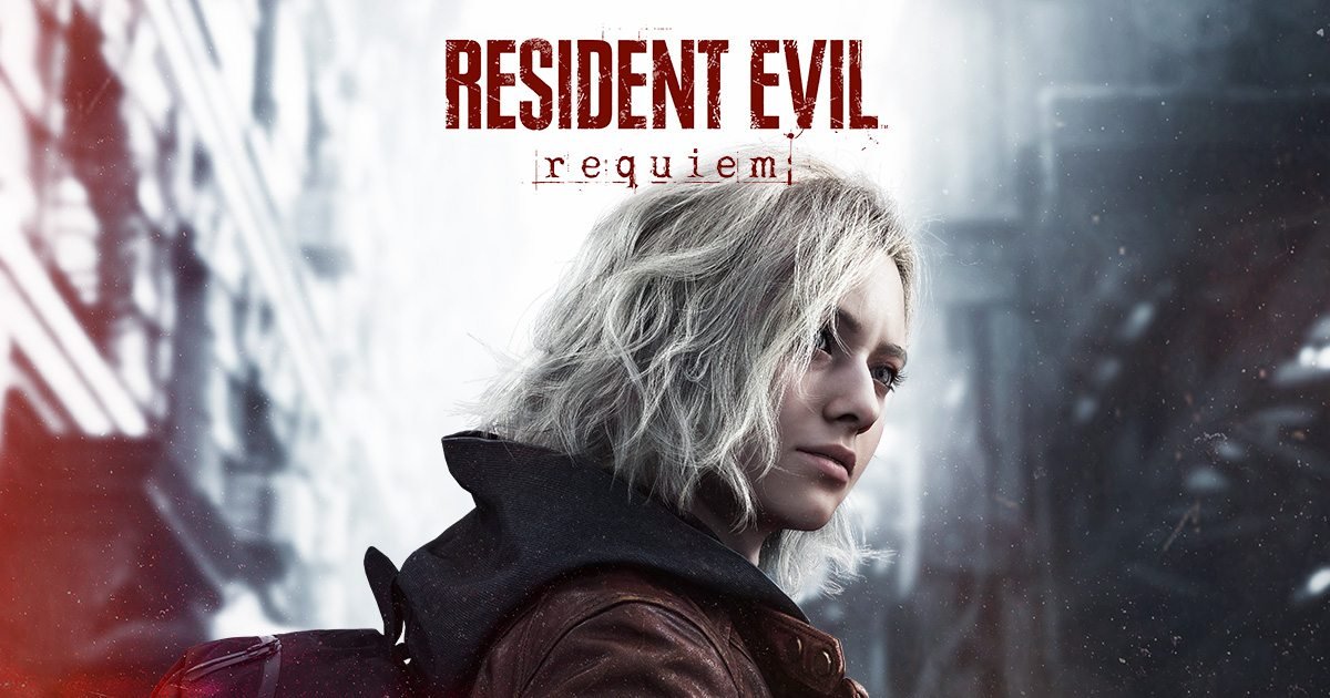 Resident Evil Requiem key art with the game logo