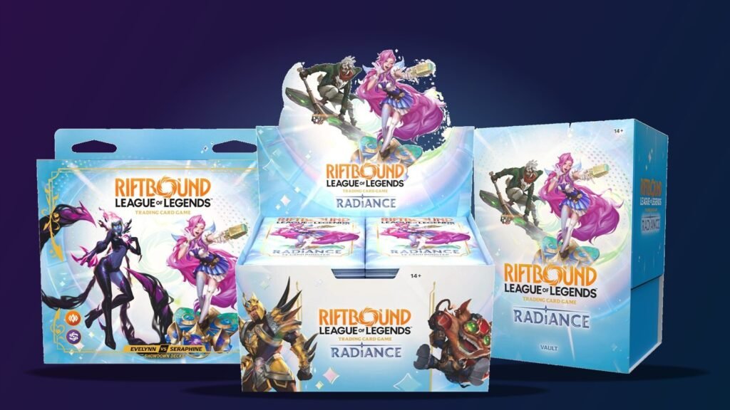 Riftbound Radiance Showdown Decks, Booster Display and Vault boxes