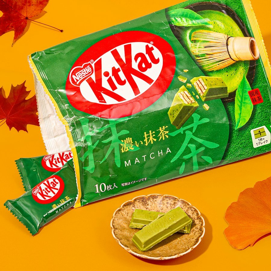 Bag of Nestle Japan Koi Matcha KitKats from the TokyoTreat November 2026 box