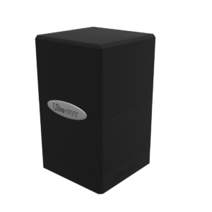 Ultra PRO Classic Satin Tower deck box in Jet Black