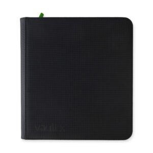Vault X 12-Pocket Exo-Tec Zip Binder in black