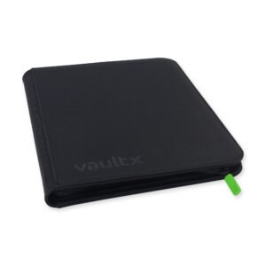 Vault X 9-Pocket Exo-Tec Zip Binder in black