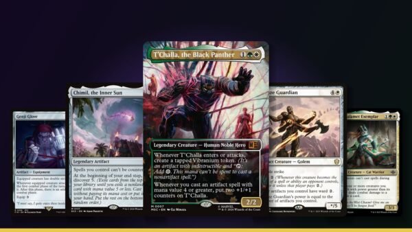 Wakanda Forever Upgrade Guide: 10 Cards to Add, 10 to Cut (Under $40) T'Challa, the Black Panther with Chimil, the Inner Sun, Bronze Guardian, Genji Glove and Kutzil, Malamet Exemplar Magic cards