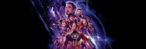 The Avengers team in Avengers: Endgame key art, led by Captain America, Iron Man and Thor